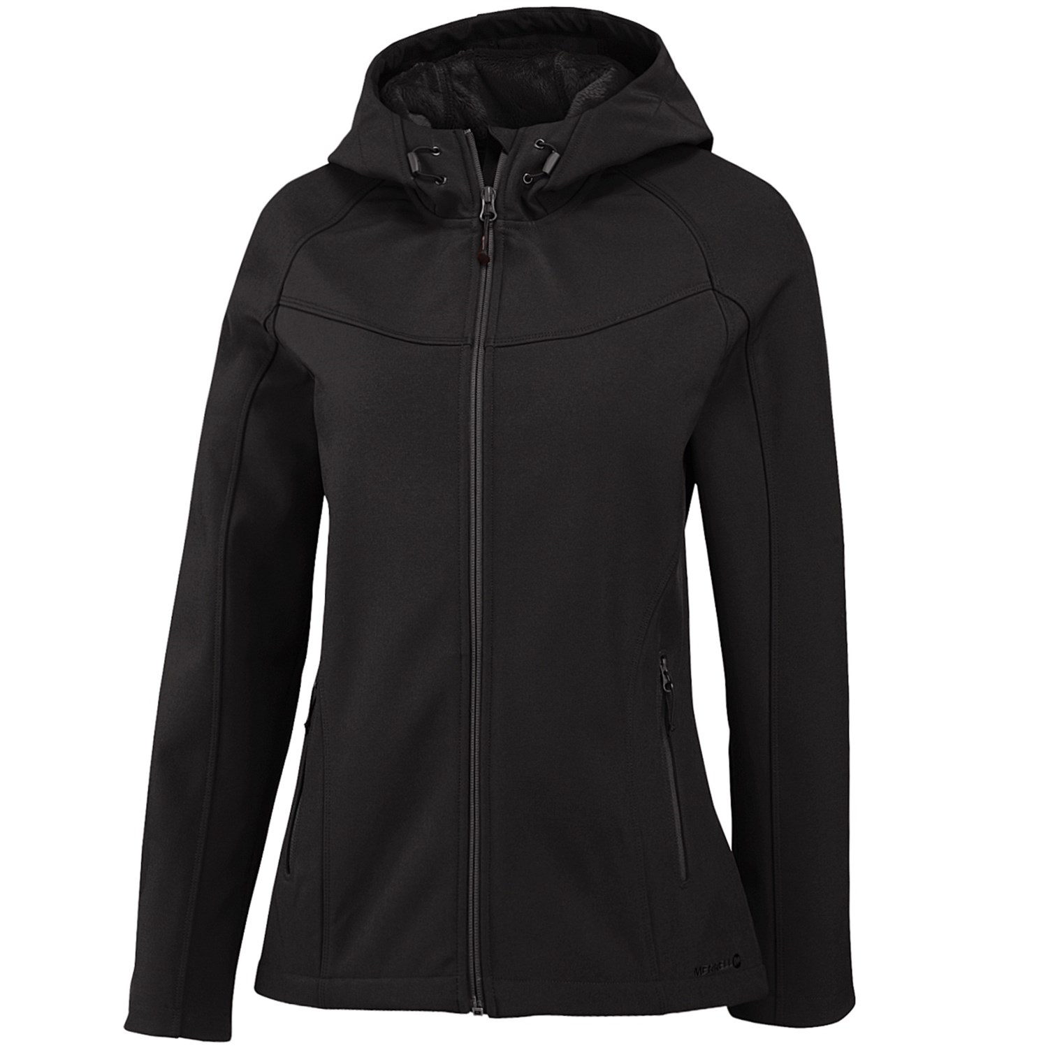 Merrell Layne Soft Shell Jacket - Hooded (For Women) in Black
