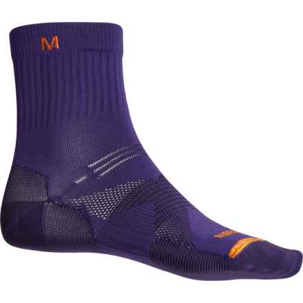 Merrell Lightweight Trail Runner Socks - 3/4 Crew (For Women) in Violet