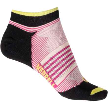 Merrell Micro Stripe Bare Access No-Show Socks - Below the Ankle (For Women) in Pink