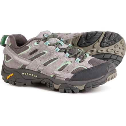 Merrell Moab 2 Hiking Shoes - Waterproof (For Women) in Drizzle/Mint