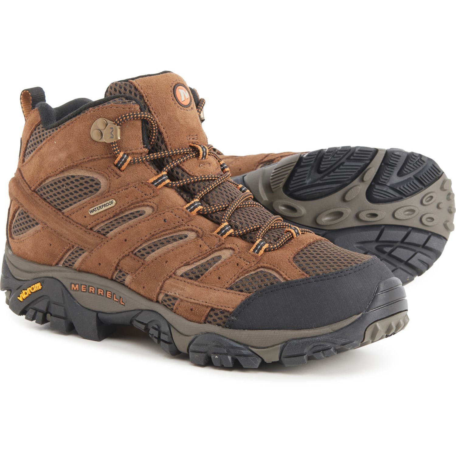 merrell men's moab 2 mid waterproof hiking boots