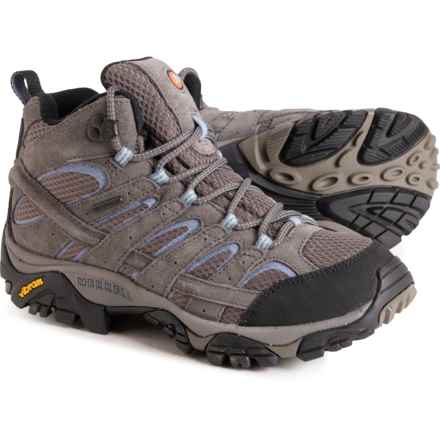 Merrell Moab 2 Mid Hiking Boots - Waterproof, Suede (For Women) in Granite
