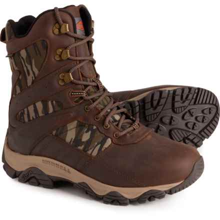 Merrell Moab 2 Timber Thermo Boots - Waterproof, Insulated (For Men) in Toffee/Oak