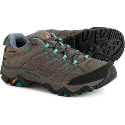 Merrell Moab 3 Hiking Shoes - Waterproof, Wide Width (For Women) in Granite
