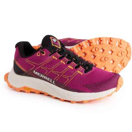 Merrell Moab Flight Trail Running Shoes (For Women) in Fuchsia/Black