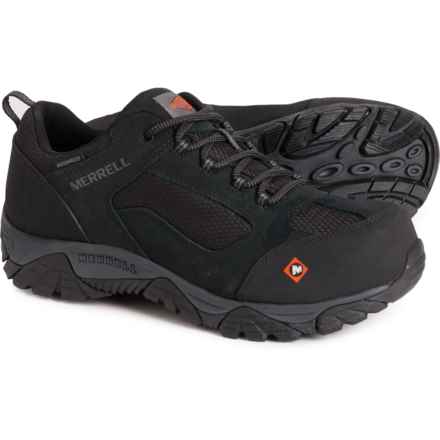 Merrell Moab Onset Shoes - Waterproof, Composite Safety Toe, Leather (For Men) in Black