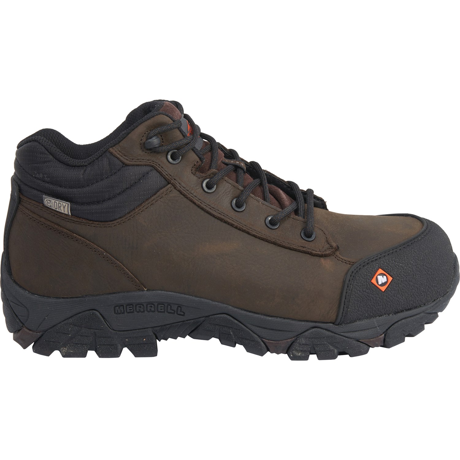 men's moab rover mid waterproof comp toe work boot