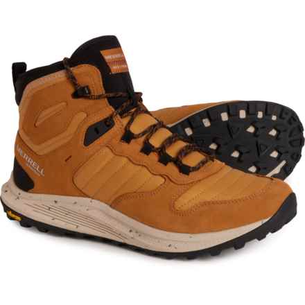 Merrell Nova 3 Thermo PrimaLoft® Mid Hiking Boots - Waterproof, Insulated (For Men) in Spice/Amber