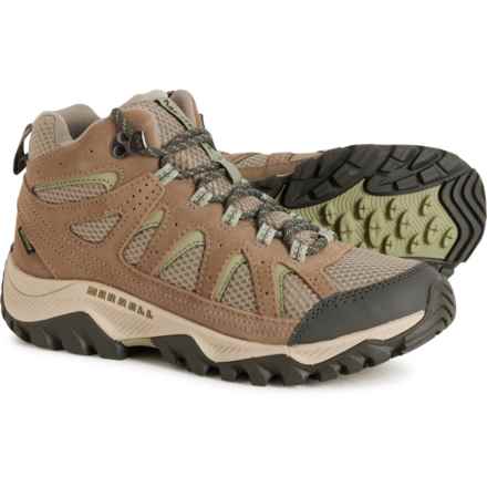 Merrell Oakcreek Mid Hiking Boots - Waterproof, Leather (For Women) in Brindle
