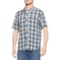 Merrell Plaid Woven Shirt - Short Sleeve in Bluestone