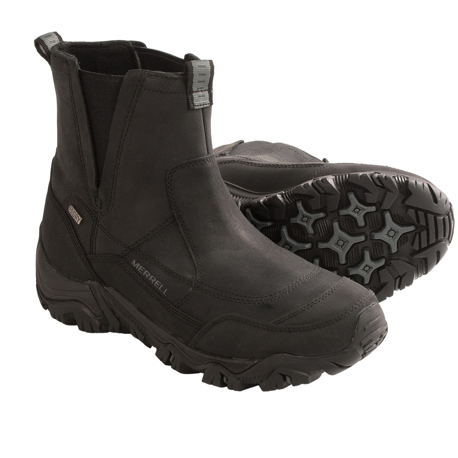 Merrell Polarand Rove Pull Snow Boots - Waterproof (For Men) in Black