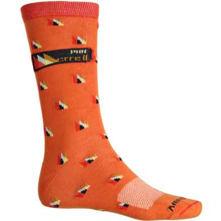 Merrell Retro Logo Socks - Crew (For Men) in Orang