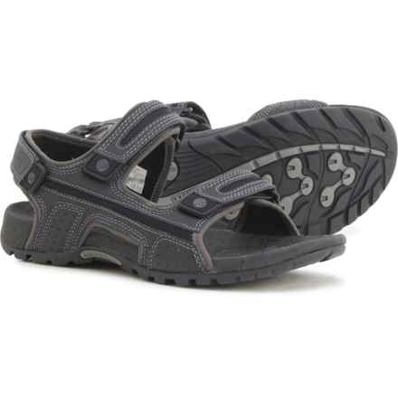 Merrell Sandspur Oak Sport Sandals - Leather (For Men) in Black/Granite