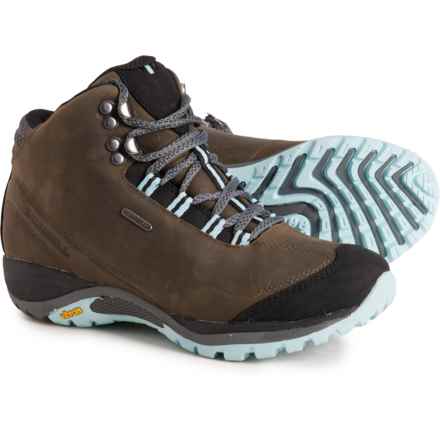 Merrell Siren Traveller 3 Mid Hiking Boots - Waterproof, Nubuck (For Women) in Paloma/Canal