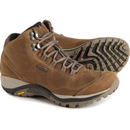 Merrell Siren Traveller 3 Mid Hiking Shoes - Waterproof, Nubuck (For Women) in Brindle/Boulder
