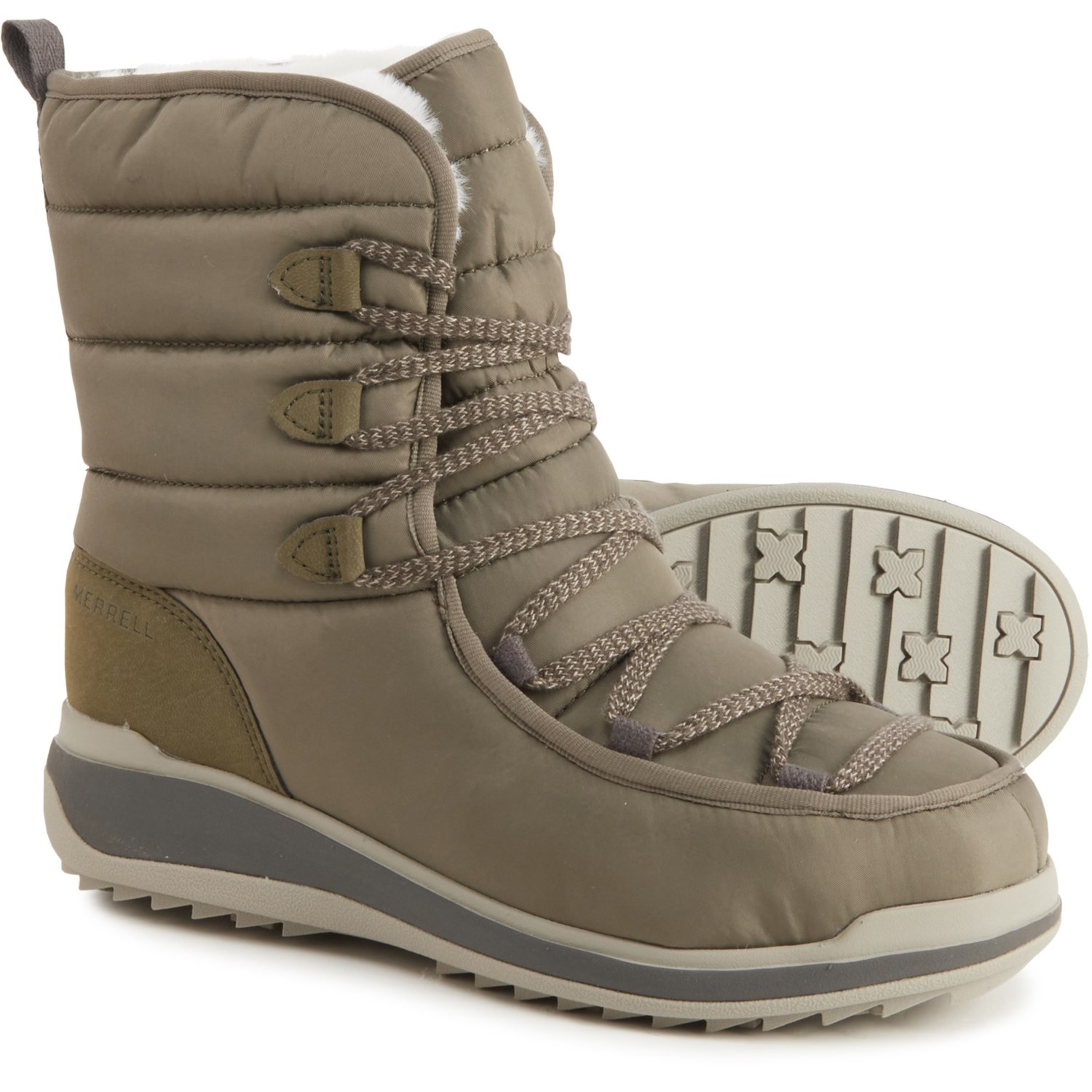 merrell olive boots