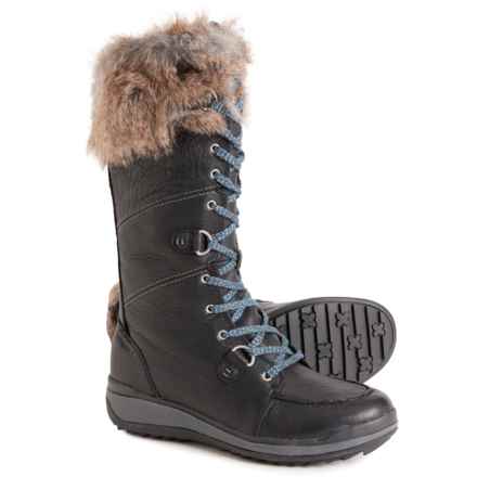 Merrell Snowcreek Tall Polar Boots - Waterproof, Insulated, Leather (For Women) in Black