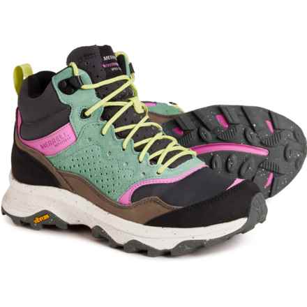 Merrell Speed Solo Mid Hiking Boots - Waterproof (For Women) in Rock Multi