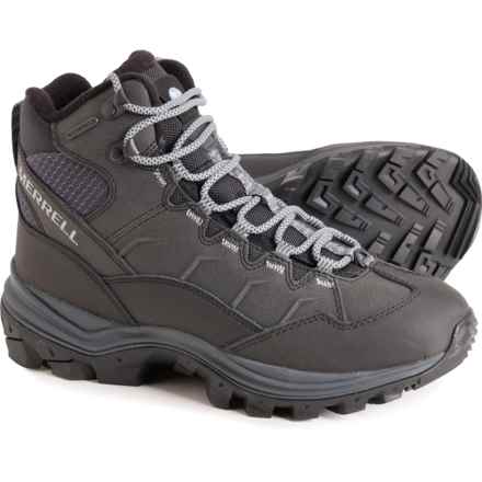 Merrell Thermo Chill Mid Hiking Boots - Waterproof, Insulated, Leather (For Women) in Black