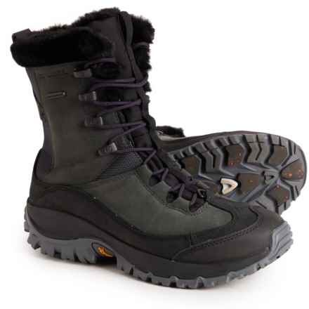 Merrell Thermo Rhea Mid Snow Boots - Waterproof, Leather (For Women) in Granite