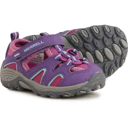 Merrell Toddler Girls Hydro H2O Hiker Sport Sandals - Waterproof, Leather in Purple