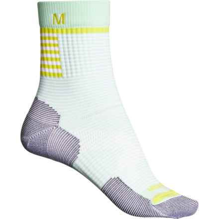 Merrell Trail Runner Lightweight Socks - Quarter Crew (For Women) in Aqua