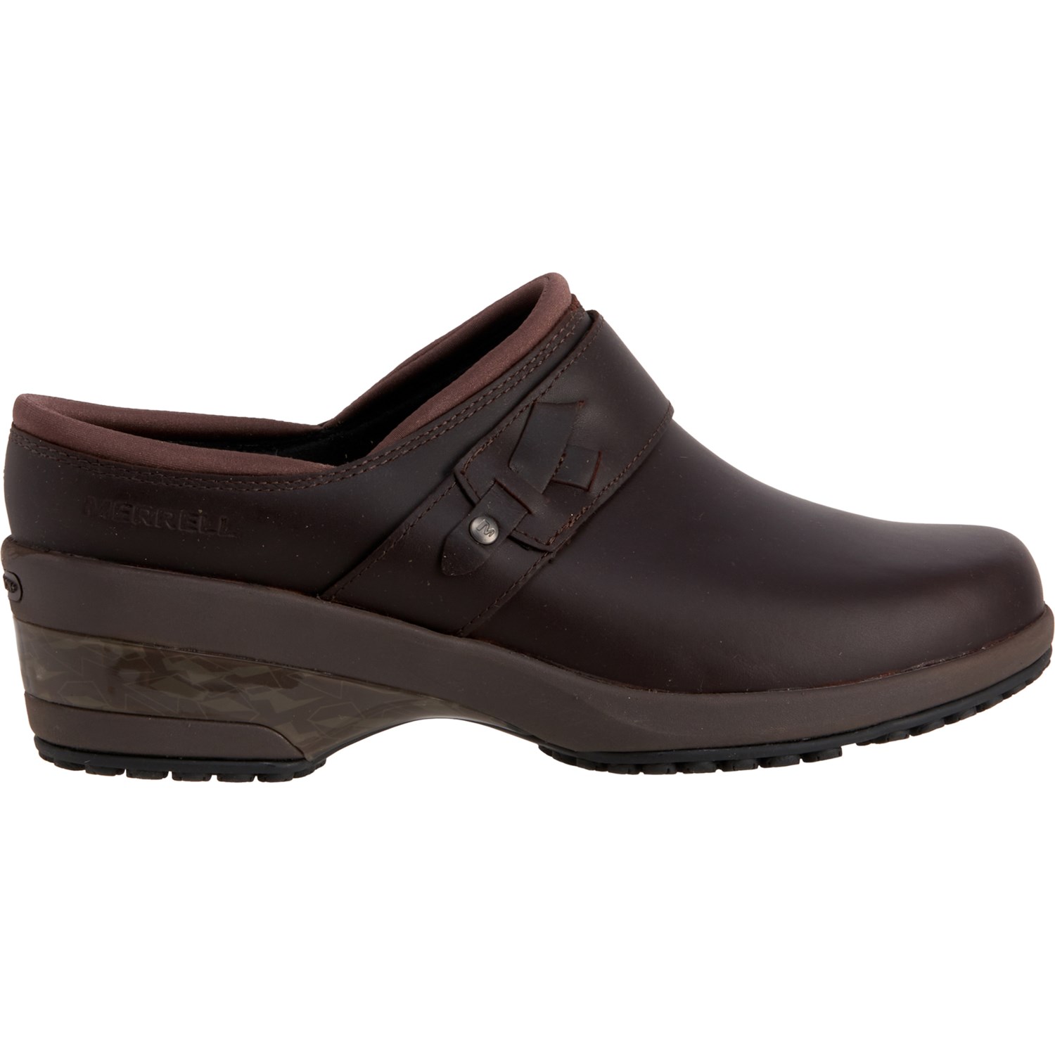 merrell women's genuine leather clogs