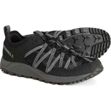 Merrell Wildwood Aerosport Trail Running Shoes (For Men) in Black