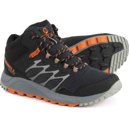 Merrell Wildwood Mid Hiking Boots - Waterproof (For Men) in Black