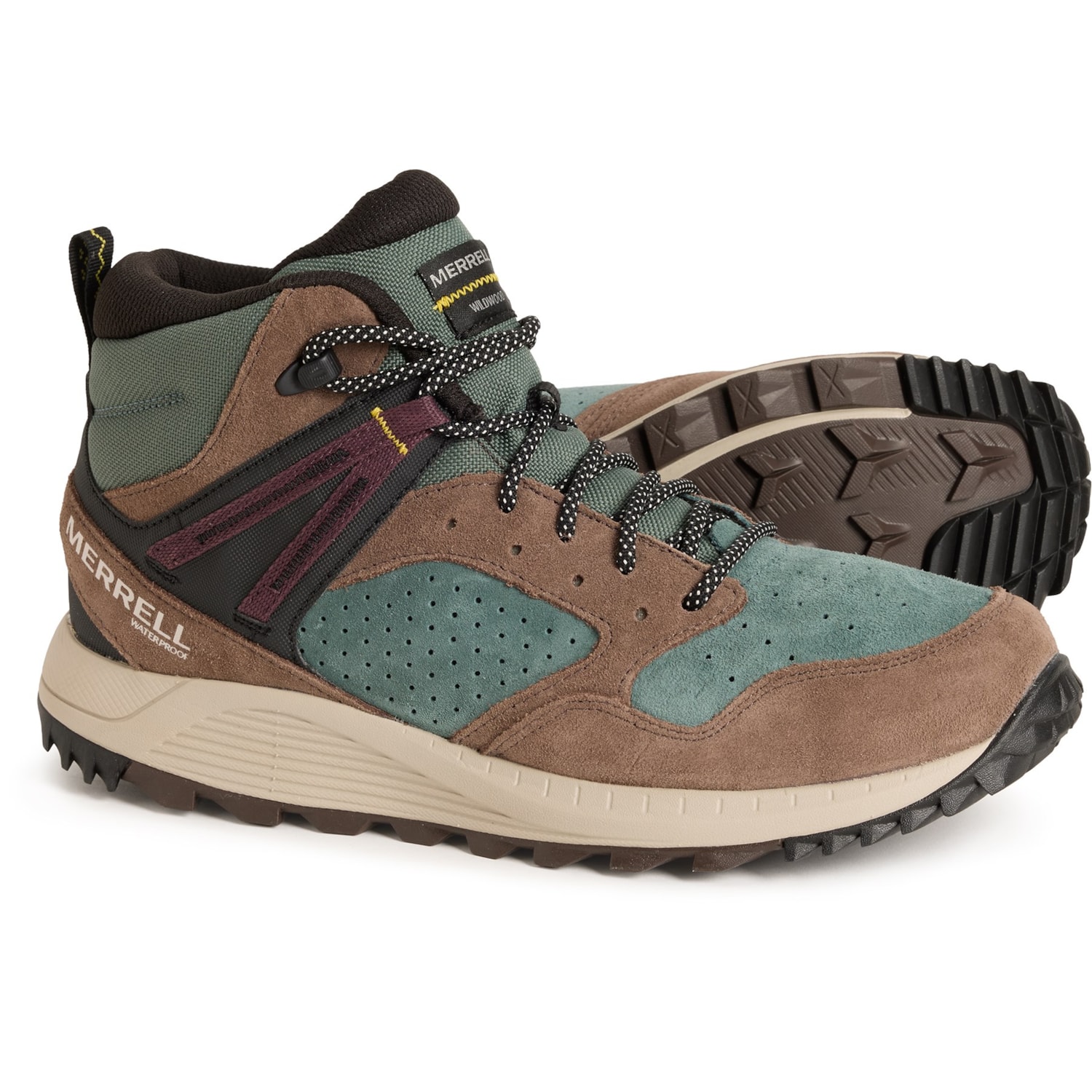 Merrell Wildwood Mid LTR WP Fog Hiking Shoe Size Men\'s 11.5 Outdoor Trail Wildwood Mid LTR WP Men main image 2