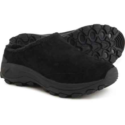Merrell Winter Slide Shoes - Suede (For Women) in Black