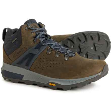 Merrell Zion Peak Mid Hiking Boot - Waterproof (For Men) in Merrell Grey