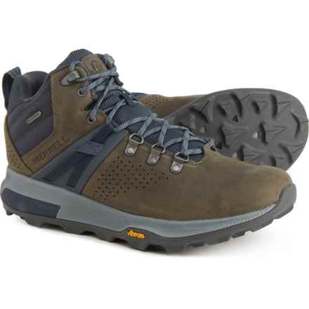 Merrell Zion Peak Mid Hiking Boots - Waterproof (For Men) in Merrell Grey
