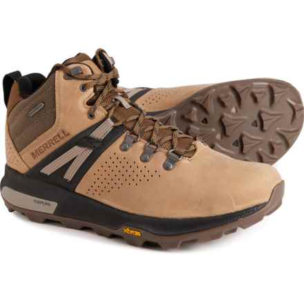 Merrell Zion Peak Mid Hiking Boots - Waterproof (For Men) in Starfish/Black