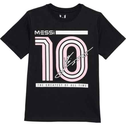 MESSI COLLECTION Big Boys Stretch Limo Graphic T-Shirt - Short Sleeve in Stretch Limo