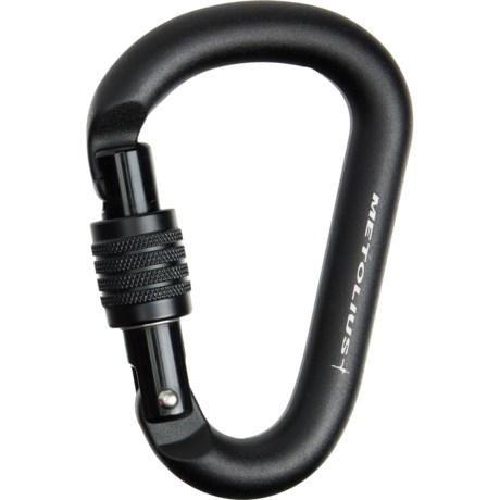 Metolius Element Screw-Lock Carabiner in Black