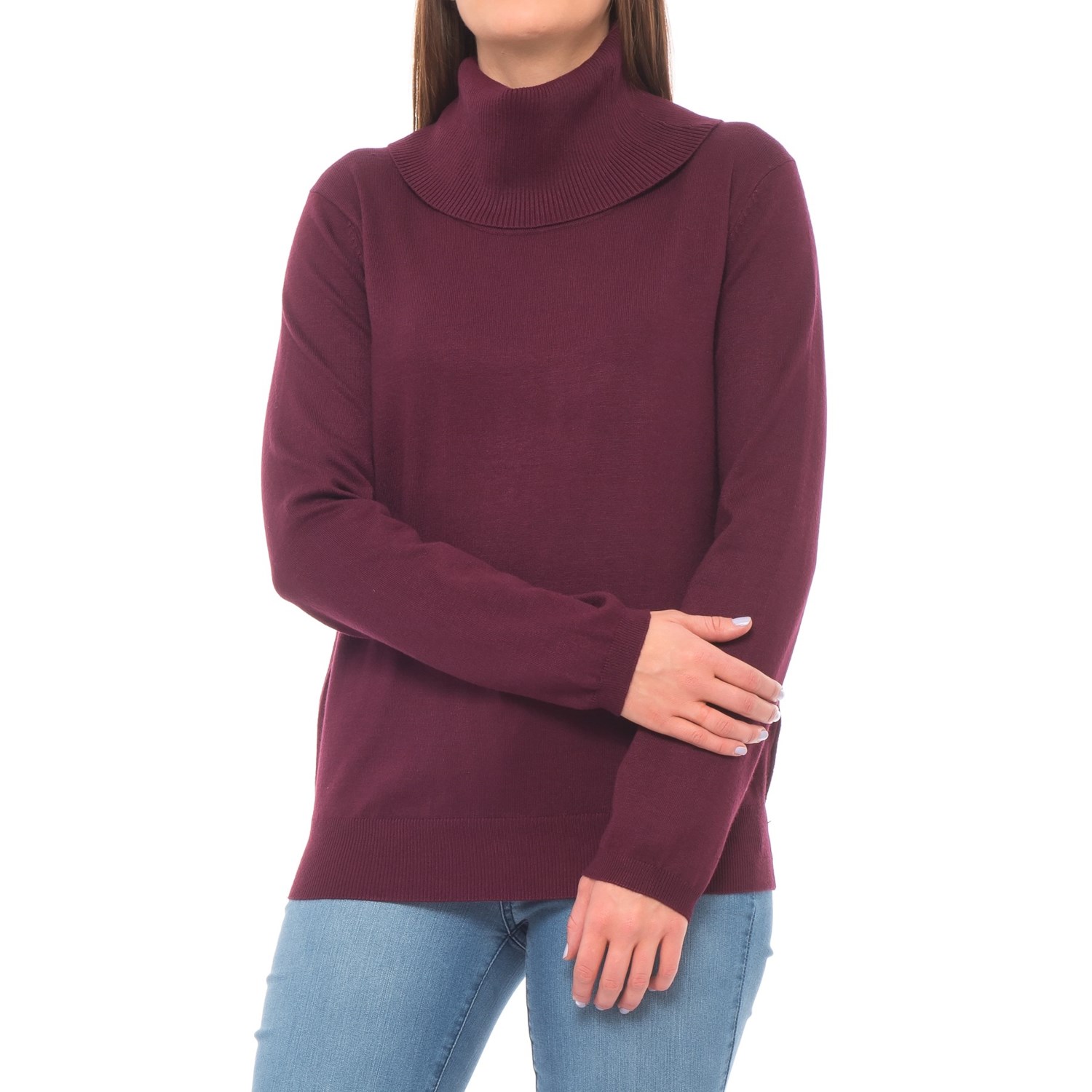 Metric Knits Cowl Neck Sweater (For Women) Save 76