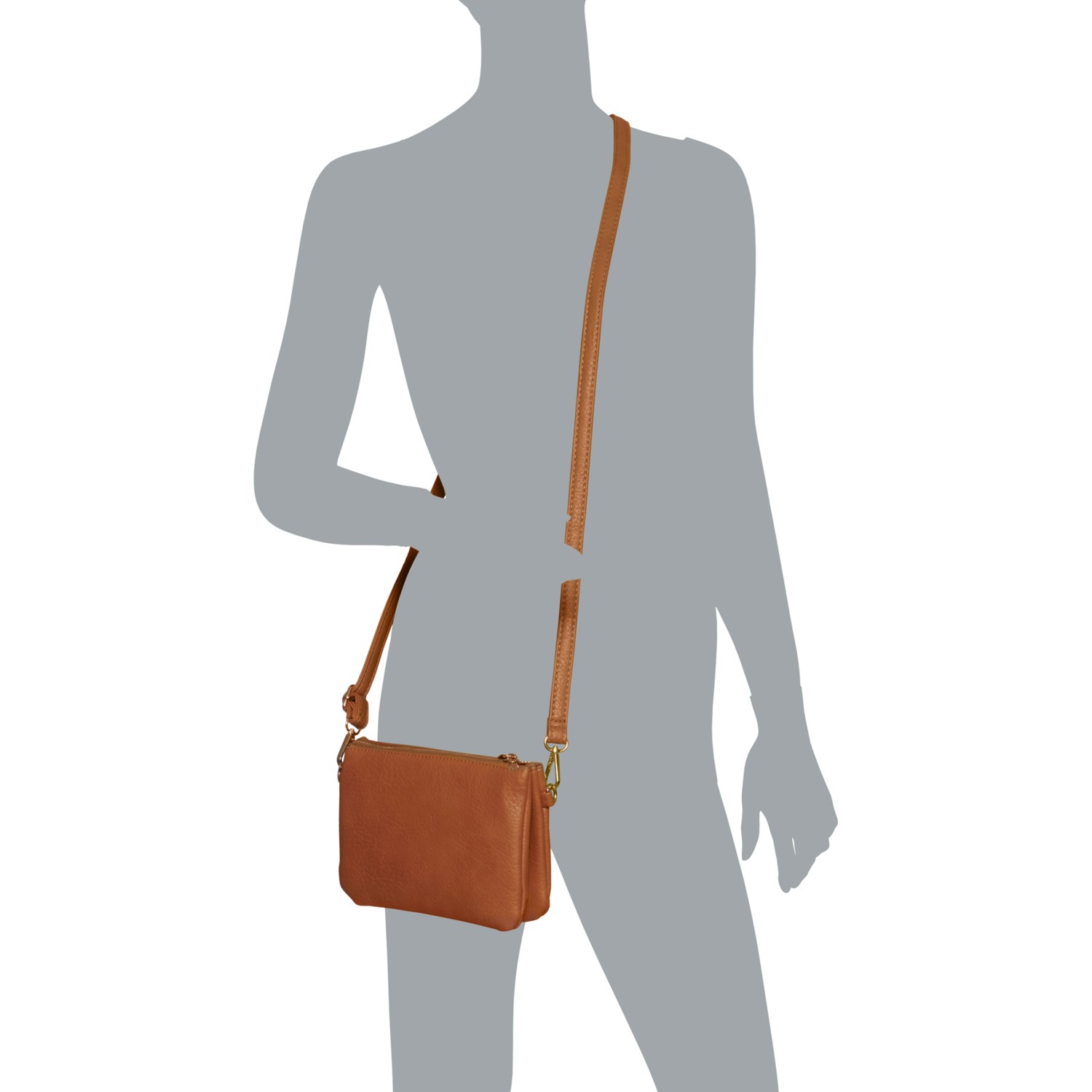 METRO MUSE Calin Collection Small Zip Crossbody Bag (For Women) Save 46