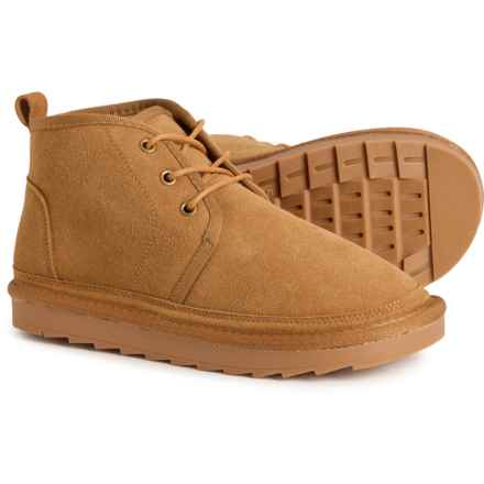 MIA Boys Gerrit Shearling Boots - Suede in Chestnut