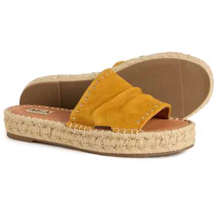 MIA Dahya Sandals - Suede (For Women) in Mustard