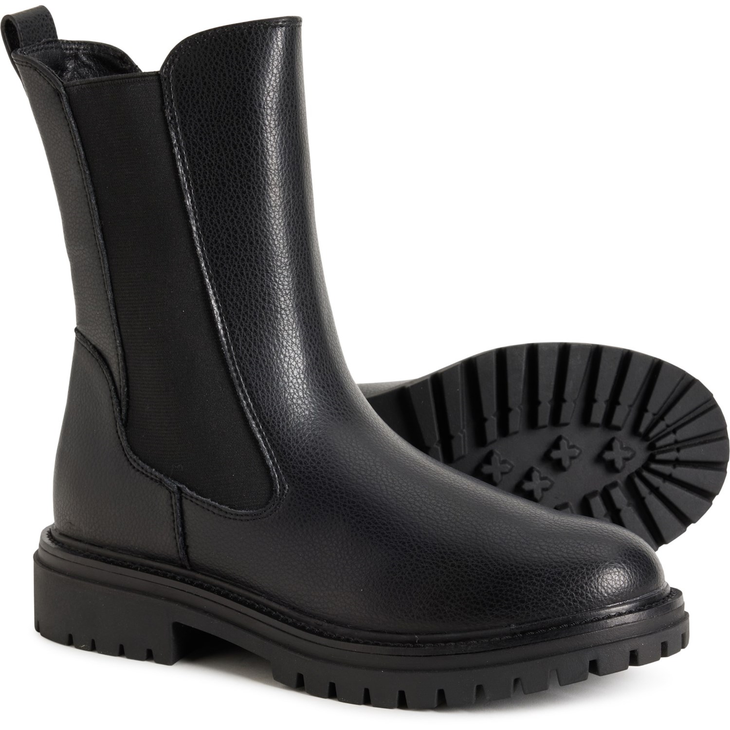 (取寄) ミア レディース ファラ チェルシー ブーツ MIA women Fala Chelsea Boots (For Women)  Black MIA Fala Chelsea Boots (For Women) - Save 38%