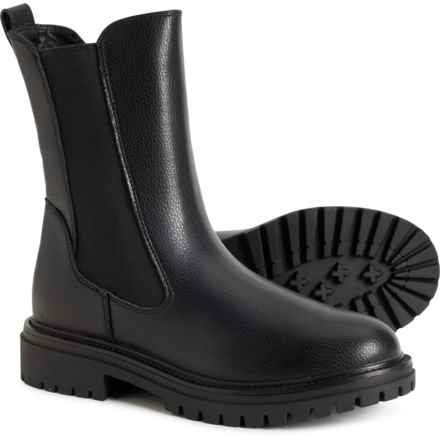 MIA Fala Chelsea Boots - Leather (For Women) in Black