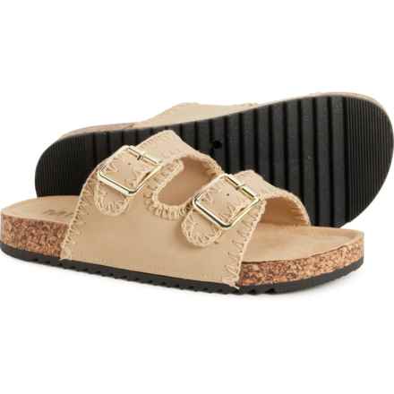 MIA Girls Birche Whip-Stitch 2-Buckle Sandals in Sand