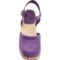 3NTYT_5 MIA Kaolin Mary Jane Clogs - Leather, Open Back (For Women)