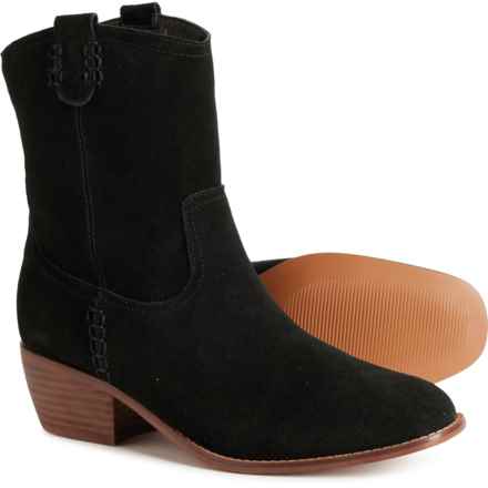 MIA Lauryn Western Boots - Suede (For Women) in Black