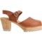 9FTCW_3 MIA Made in Europe Abba Mary Jane Swedish Clogs - Leather (For Women)