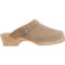 3NUAF_4 MIA Made in Europe Alma Open Back Swedish Clogs - Suede (For Women)