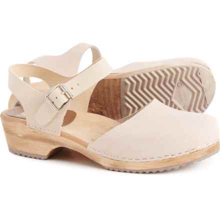 MIA Made in Europe Sophia Mary Jane Clogs - Italian Leather (For Women) in Old Pink