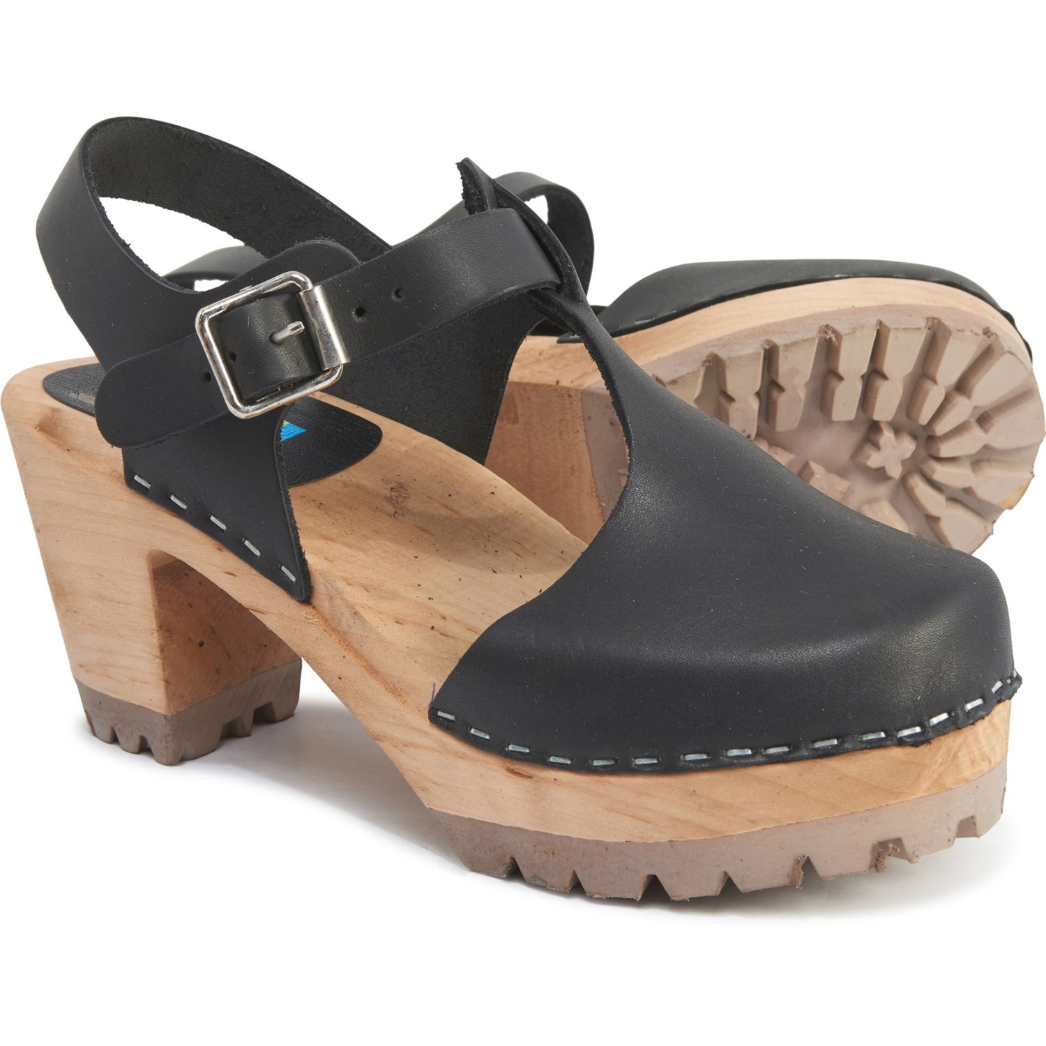 mia black clogs