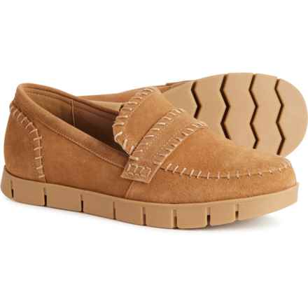 MIA Natalee Moc Loafers - Suede (For Women) in Tan